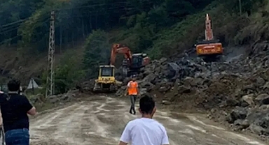 ORDU'DA YOL ÇALIŞMASINDA PATLAMA 