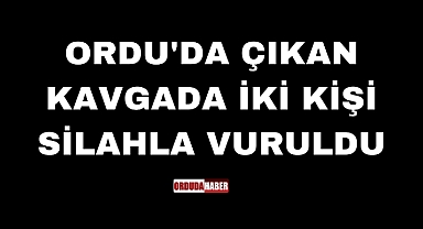 ORDU'DA ÇIKAN KAVGADA İKİ KİŞİ SİLAHLA VURULDU