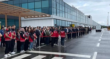 ORDU ŞEHİDİNİ KARŞILADI
