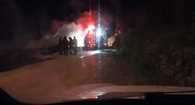 ORDU'DA DÜN GECE BİR EVDE YANGIN ÇIKTI: EV KULLANILMAZ HALE GELDİ