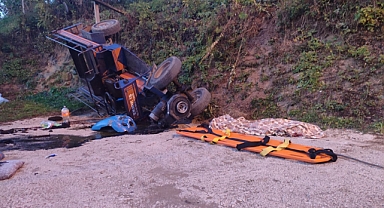 Ordu'da tarım aracının devrildiği kazada 1 çocuk öldü, 3 çocuk yaralandı