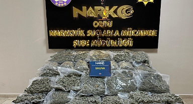 Ordu'da tırda 68 kilo 500 gram yasaklı madde ele geçirildi
