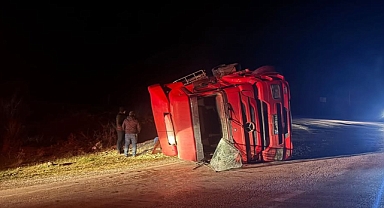 ORDU'DA TIRIN DEVRİLDİĞİ KAZADA 2 KİŞİ YARALANDI