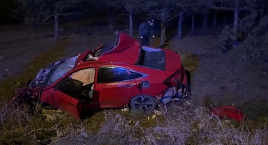 Takla atan otomobildeki 1 kişi öldü, 3 kişi yaralandı
