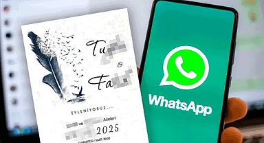 WhatsApp’tan gelen düğün davetiyesine dikkat!