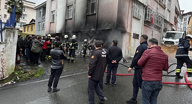 Ordu'da iş yerinde çıkan yangın hasara yol açtı