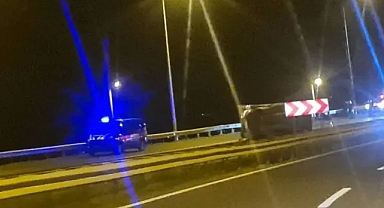 ORDU'DA KAZA: KAMYON YAN YATTI
