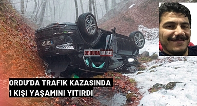 Ordu’da trafik kazasında 1 kişi yaşamını yitirdi