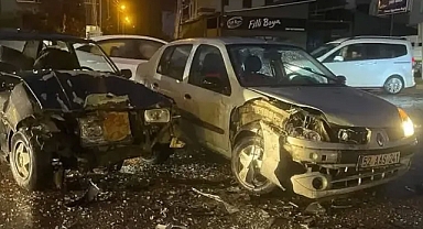Fatsa-Kumru-Korgan Yolunda Maddi Hasarlı Trafik Kazası