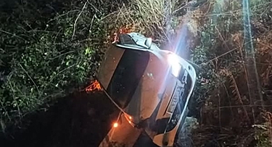 Ordu'da Araç Dereye Uçtu