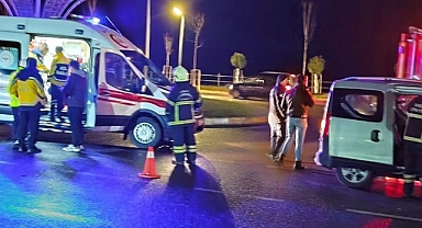 Ordu’da ambulans ile otomobil çarpıştı: 2 yaralı