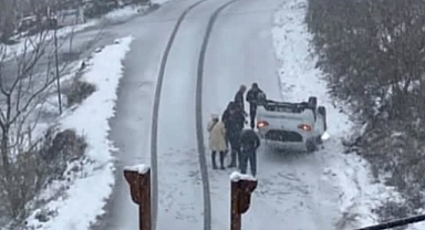 Ordu Fatsa’da Kaza: Otomobil Takla Attı!