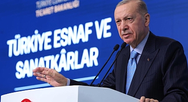 Cumhurbaşkanı Erdoğan'dan esnafa kredi müjdesi