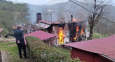 Ordu’nun Ulubey İlçesinde Yangın Paniği