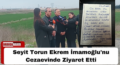 Seyit Torun Ekrem İmamoğlu'nu Cezaevinde Ziyaret Etti
