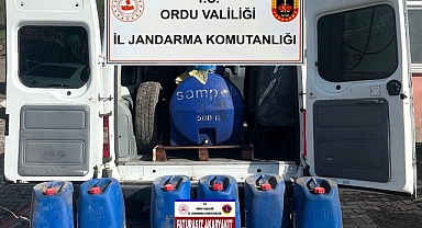 Ordu'da Akaryakıt Operasyonu: 1 Kişi Suçüstü Yakalandı