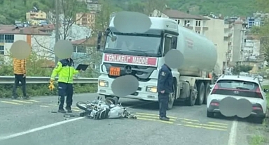 Ordu'da Trafik Kazası: Motosiklet Sürücüsü Yaralandı