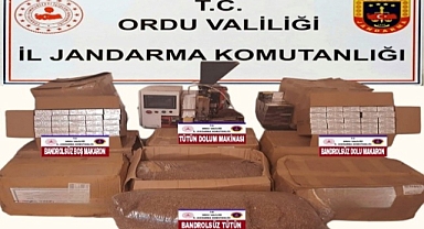 Ordu’da Kaçak Tütün Operasyonu: 1 Kişi Suçüstü Yakalandı