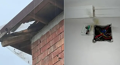 Ordu'da Bir Eve Düştü: Mahalle Sakinleri Korku Dolu Anlar Yaşadı