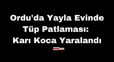 Ordu'da Yayla Evinde Tüp Patlaması: Karı Koca Yaralandı