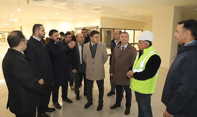 Ordu Şehir Hastanesi İnşaatında İnceleme