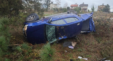 Samsun’da Devrilen Pikabın Sürücüsü Hayatını Kaybetti