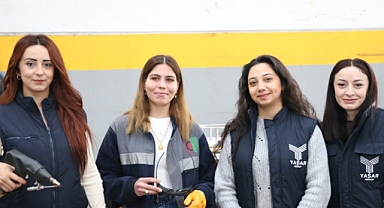Samsun’da Eğitimi Tamamlayan 6 Kadın Kaynak Operatörlüğü Sertifikası Aldı
