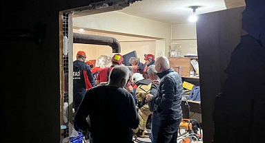 Giresun'da kaya parçası çarpan evdeki 1 kişi yaralandı